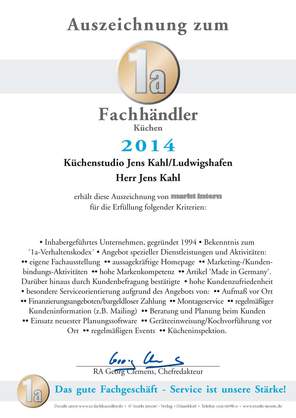 Jens Kahl Küchenstudio, Küchenkultur – Wohnkultur, Humboldtstraße 14a in Ludwigshafen-Oppau