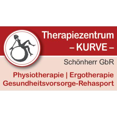 Logo Therapiezentrum "KURVE" Schönherr GbR Physiotherapie/ Ergotherapie/ Gesundheitsvorsorge/ Rehasport