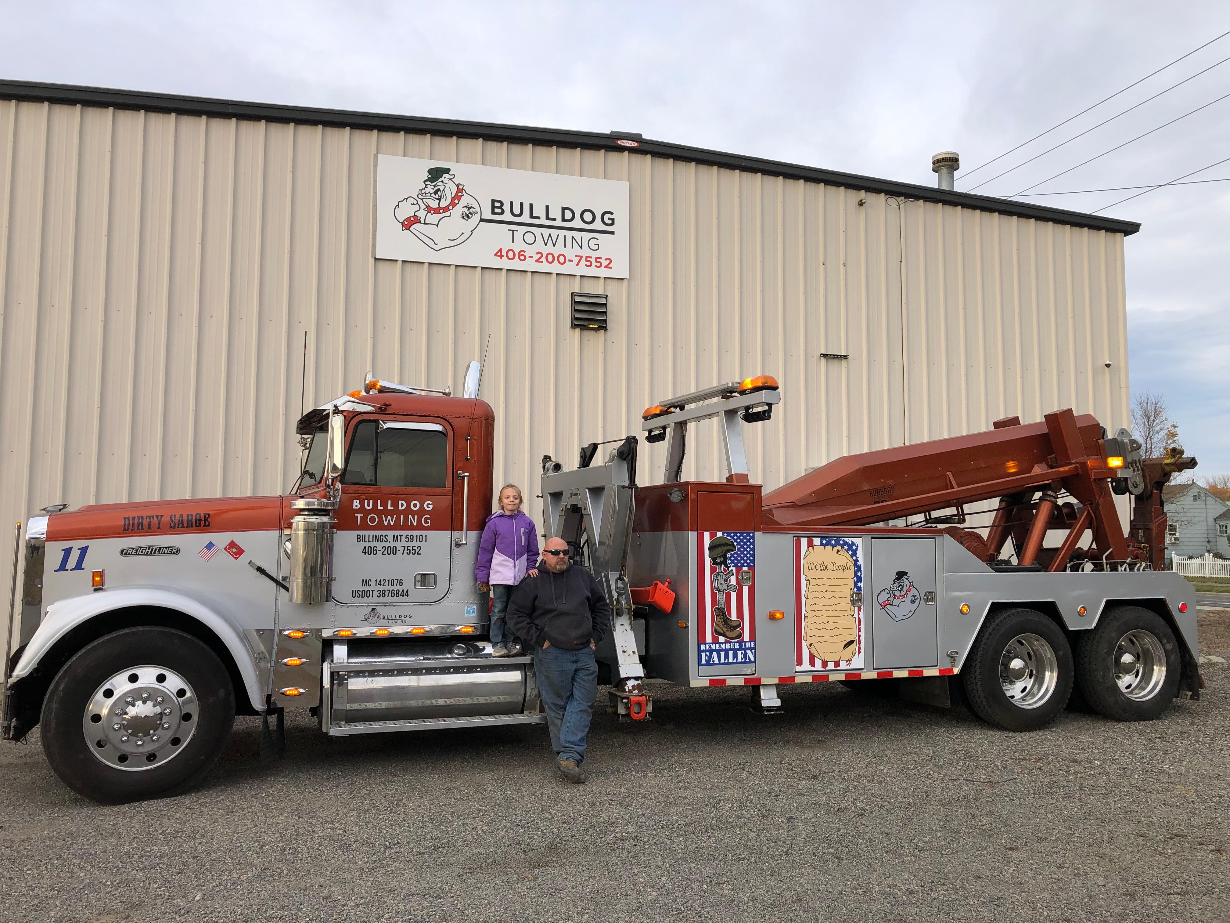 Stuck on the side of the road? Call Bulldog Towing