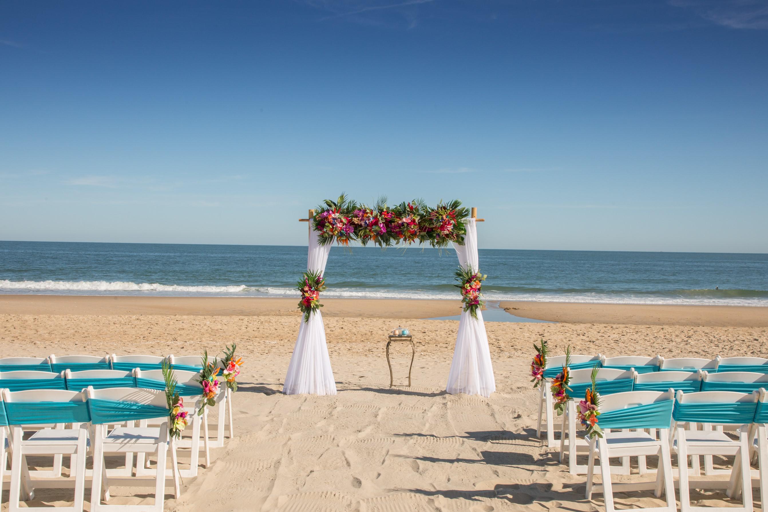 Barefoot Beach Bride Photo