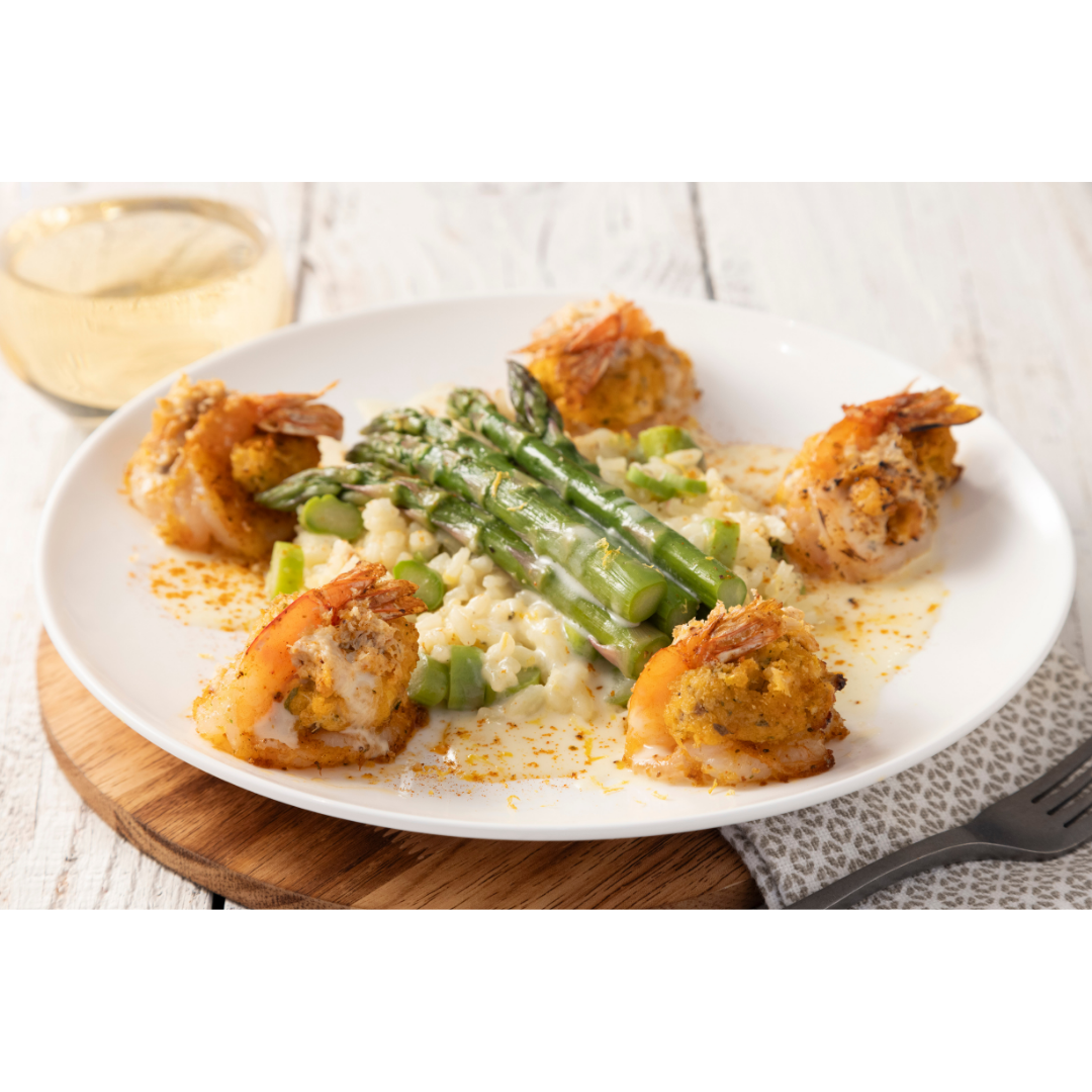 Crab stuffed shrimp