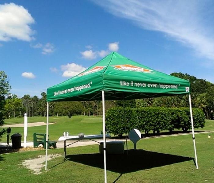 SERVPRO sponsored a hole at the local Chamber of Commerce Golf Tournament, if your ever out and see us make sure you come by and see us!