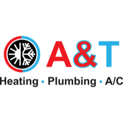 A & T Heating Plumbing Air Conditioning Logo