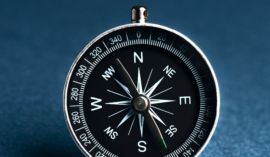 A compass.