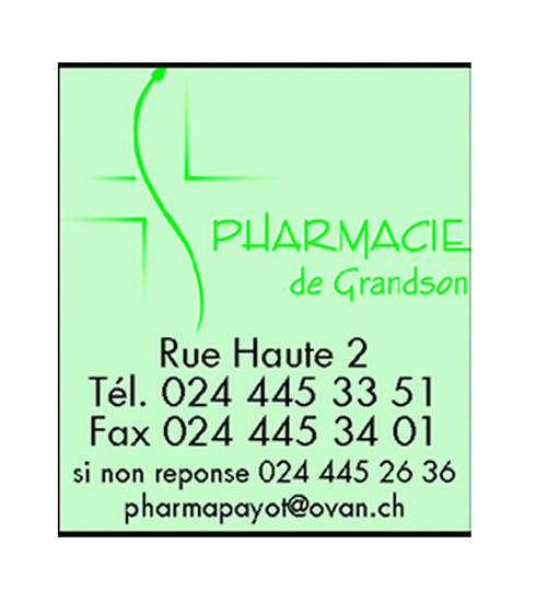 Bilder Pharmacie de Grandson SA