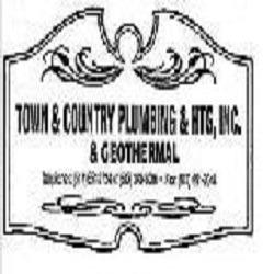 Town & Country Plumbing Heating & Geothermal Logo