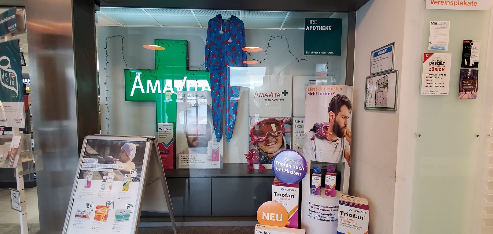 Amavita Apotheke Erlibacher-Märt, Bahnhofstrasse 40 in Erlenbach ZH