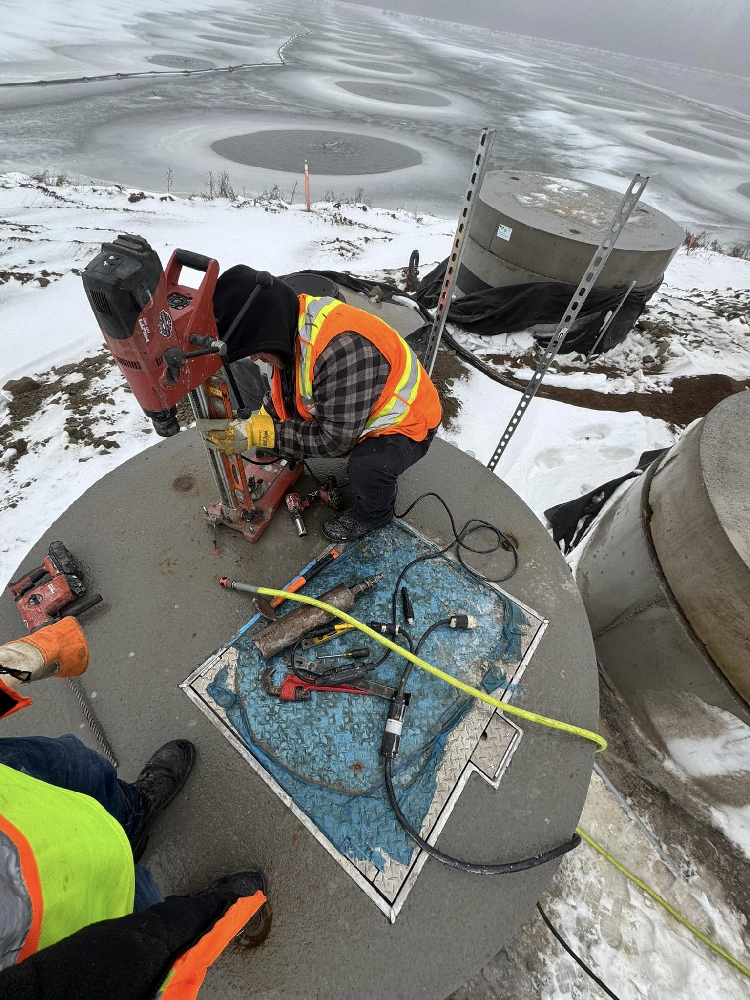 Images Precision concrete core and drilling