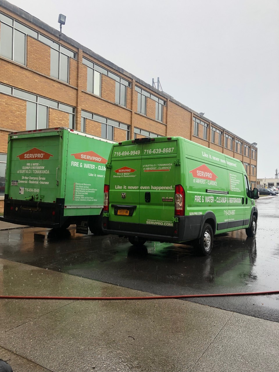 SERVPROÂ® of Amherst/Clarence is ready to respond to any disaster caused by water, fire or mold. 24/7