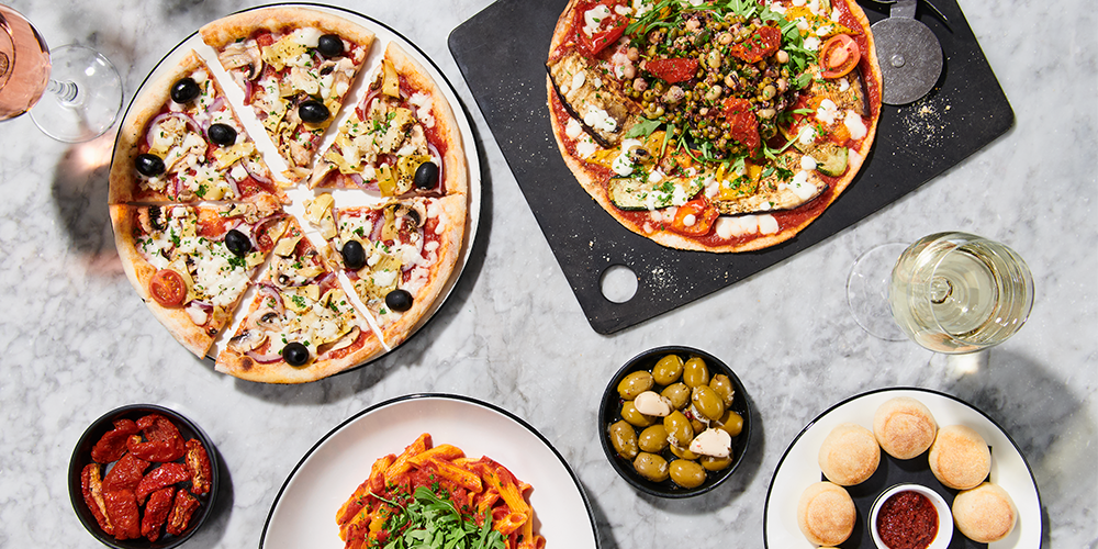 Vegan dishes Pizza Express Bradford 01274 210988