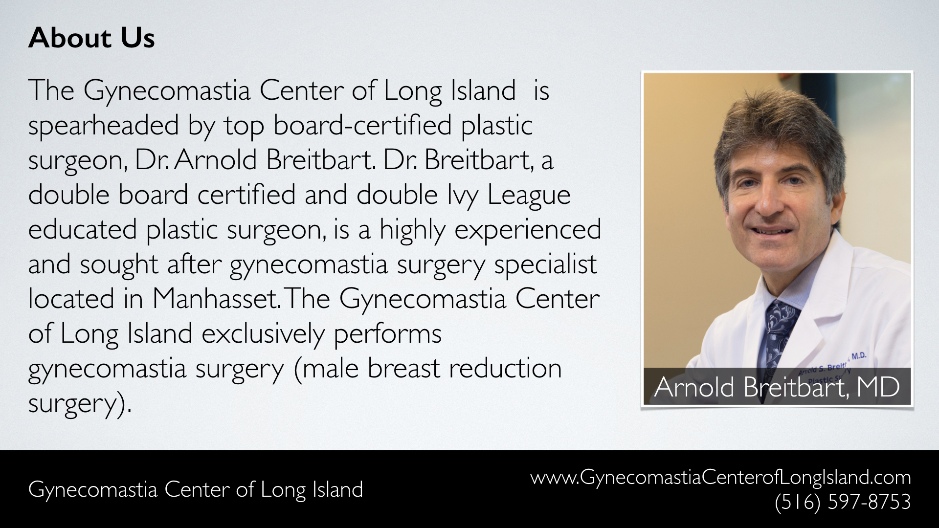Gynecomastia Center of Long Island (Manhasset NY) - About Us