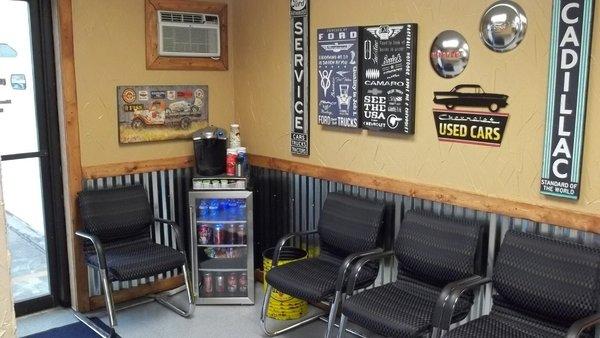 Enjoy your wait while you're getting your car repaired in Denton, TX Advanced Auto Repair Denton (940)382-1691