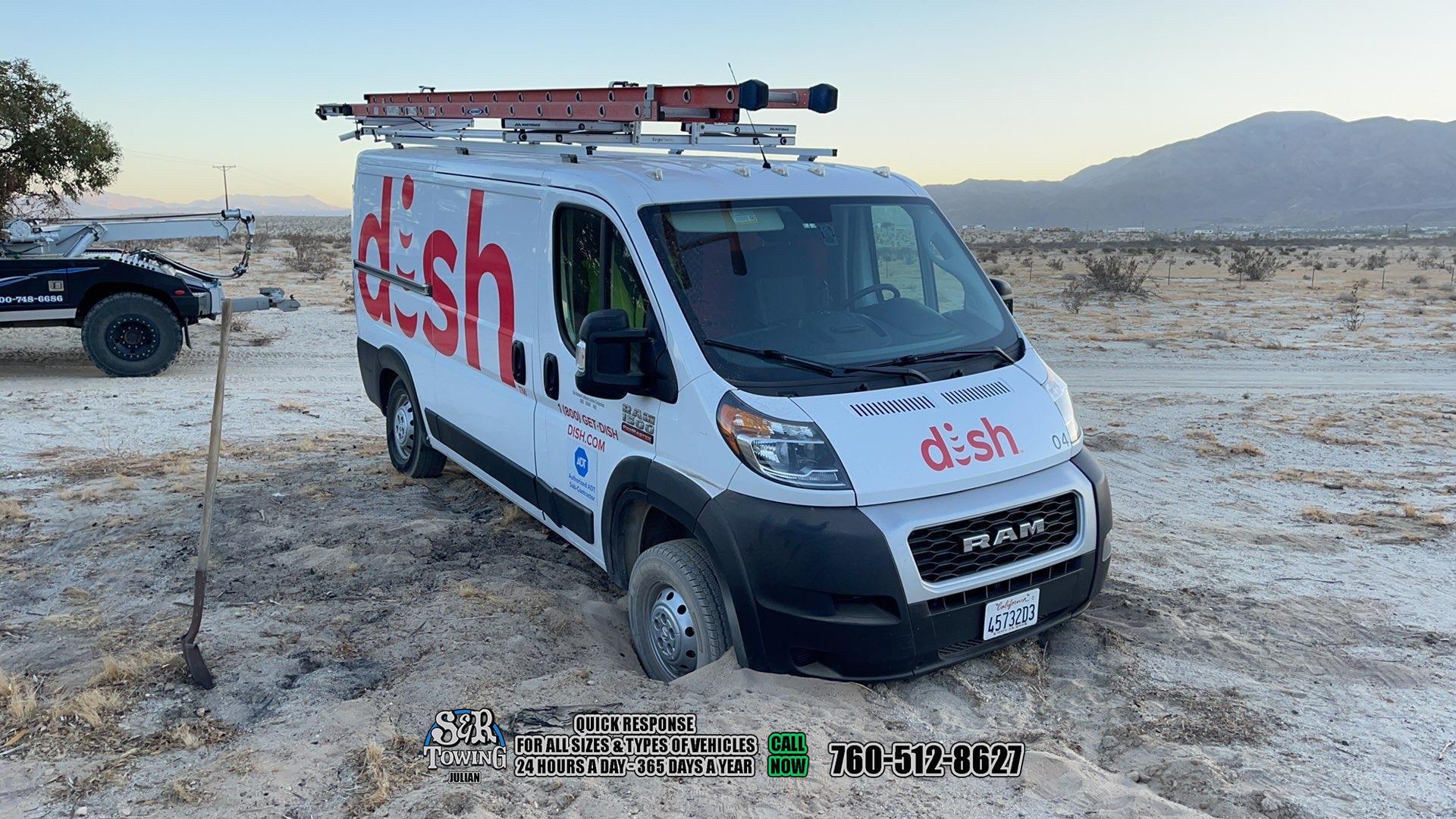 Our fleet of trucks and highly trained operators are ready to go 24/7 give us a call and let us put your mind at ease. S & R Towing Inc - 3568 CA-78, Julian, CA 92036 - Call us at 760-547-1719