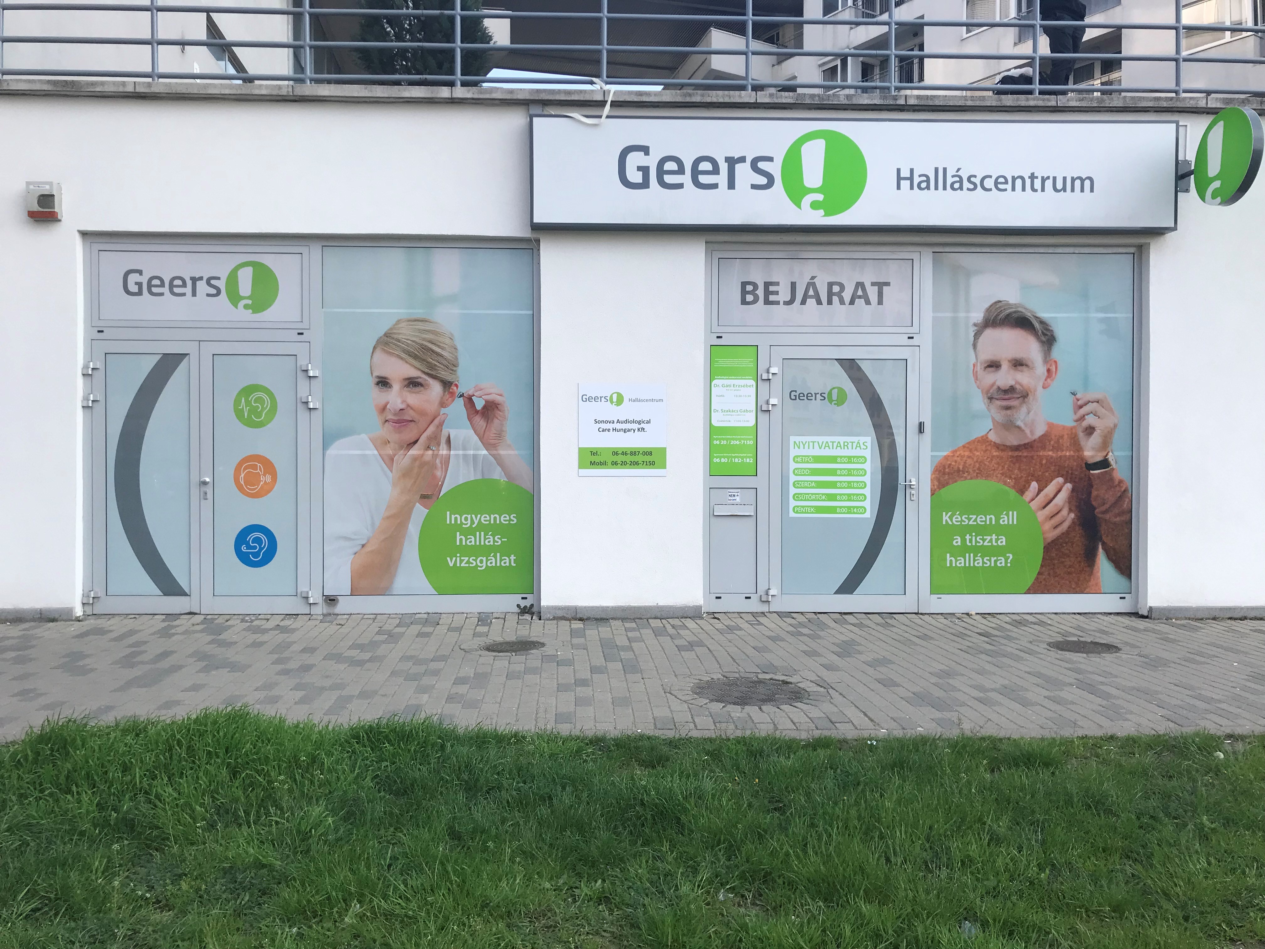 Miskolc Arany János téri Geers Halláscentrum