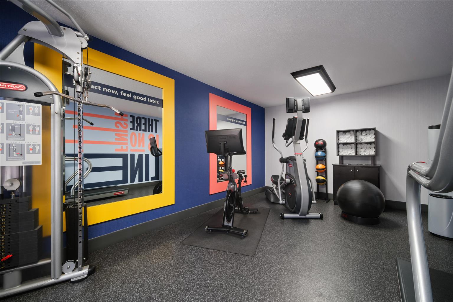 Health club  fitness center  gym 