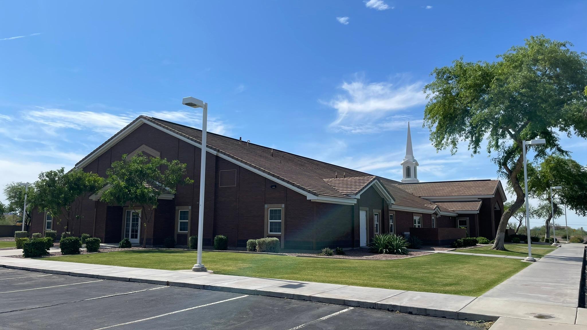 Goldfield Building of the Peralta Trail Arizona Stake of The Church of Jesus Christ of Latter-day Saints. Located at 2520 E. Old West Hwy, Apache Junction, AZ 85119.