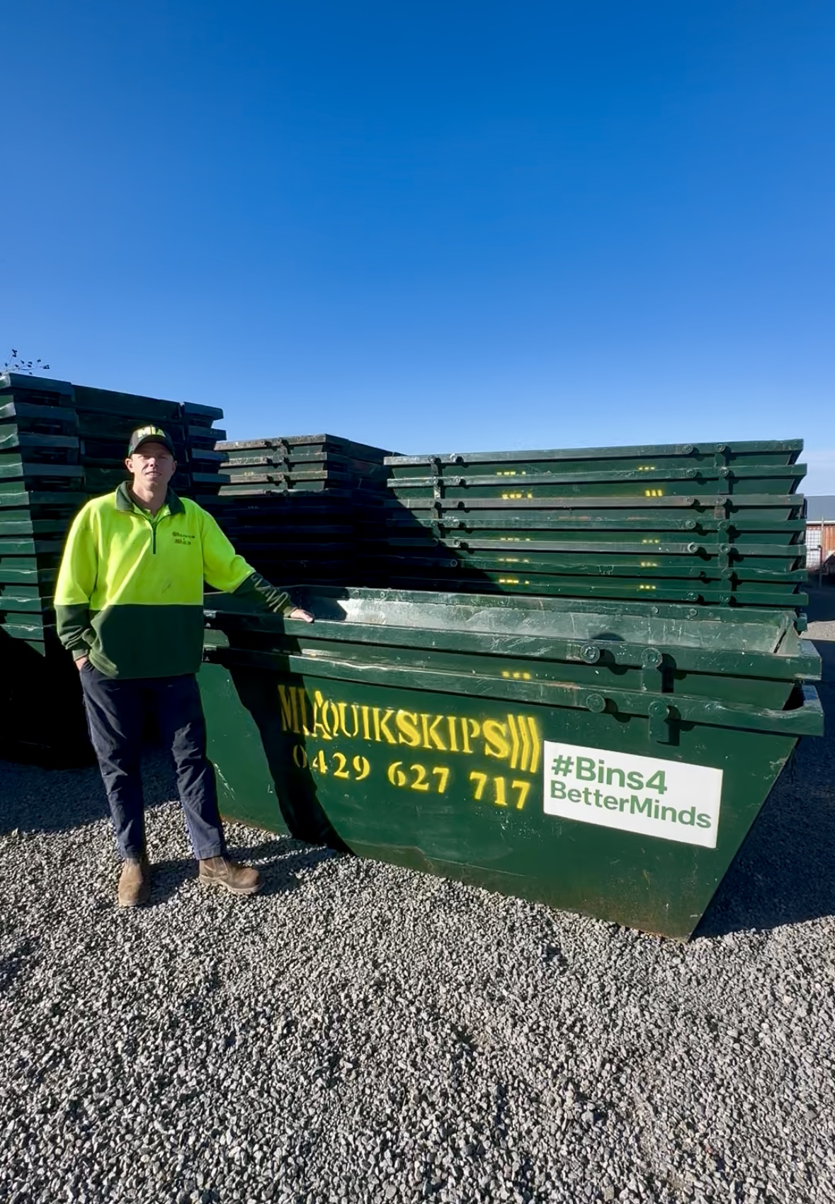 Images MIA Quikskips and MIA Quik Waste