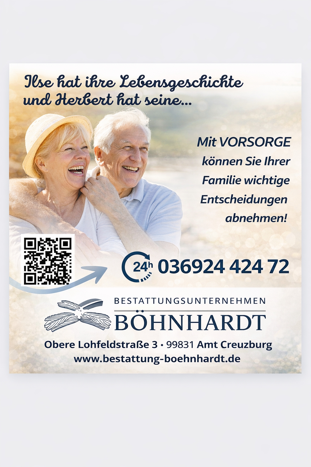 Böhnhardt Bestattungsunternehmen, Obere Lohfeldstr. 3 in Amt Creuzburg