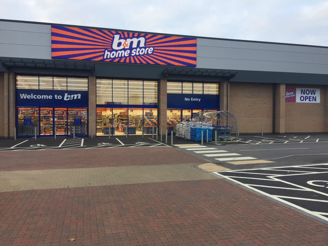B&M's newest store is located on Burgh Road Retail Park in Skegness.