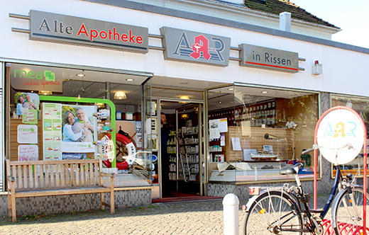 Aussenansicht der Alte Apotheke in Rissen