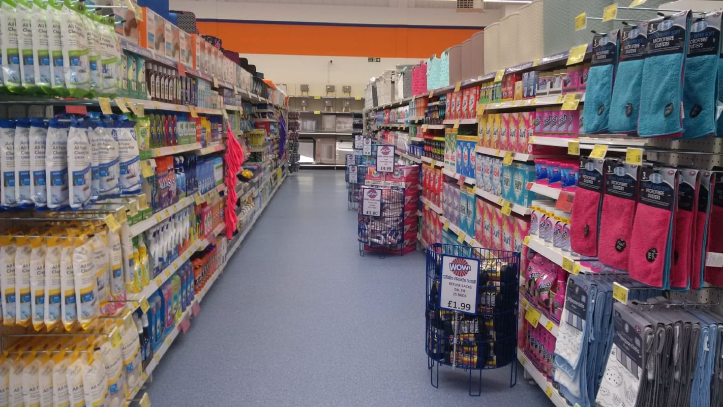 All your cleaning needs are covered at B&M Small Heath.