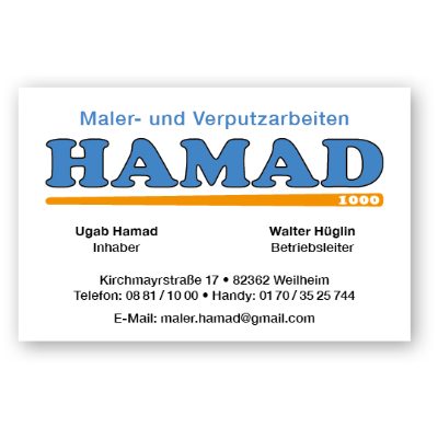 Hamad Maler- und Verputzarbeiten in Weilheim in Oberbayern - Logo