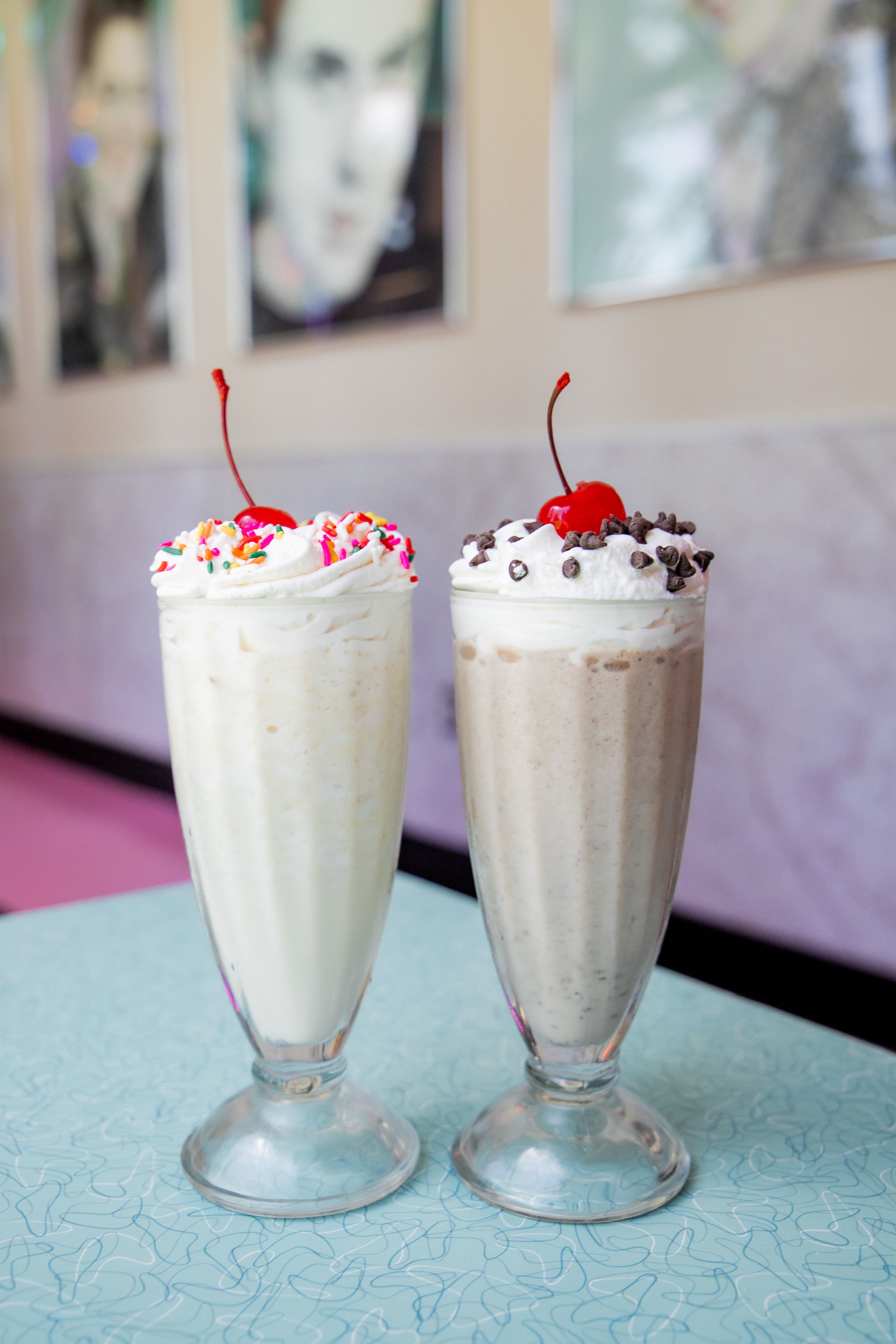 Delicious milkshakes served from our Soda Fountain. 