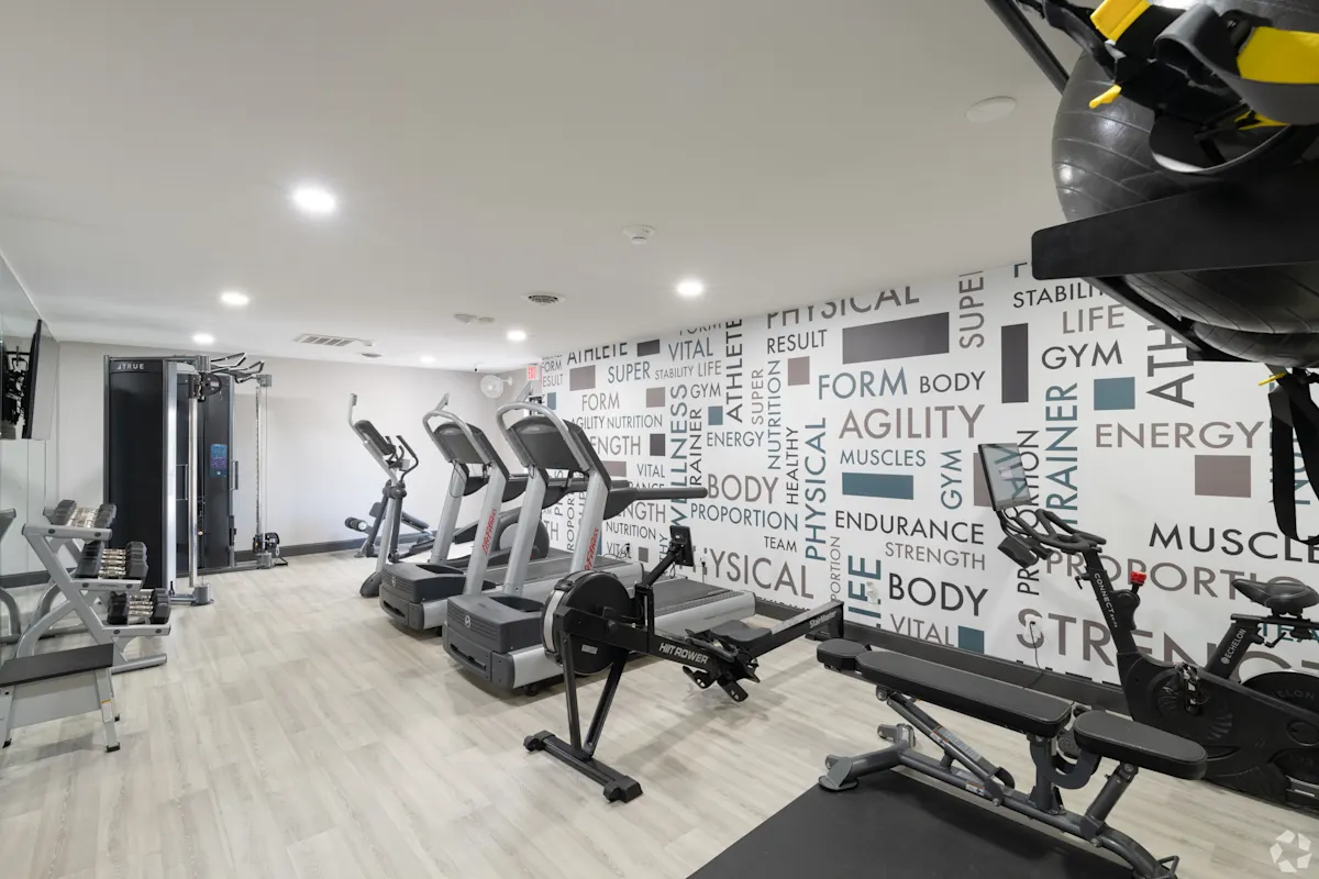 Gym at Avia Lofts at Maple Road in Amherst, NY
