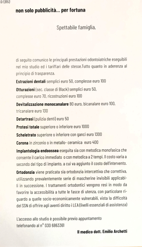 Images Studio Dentistico Archetti Dr Emilio