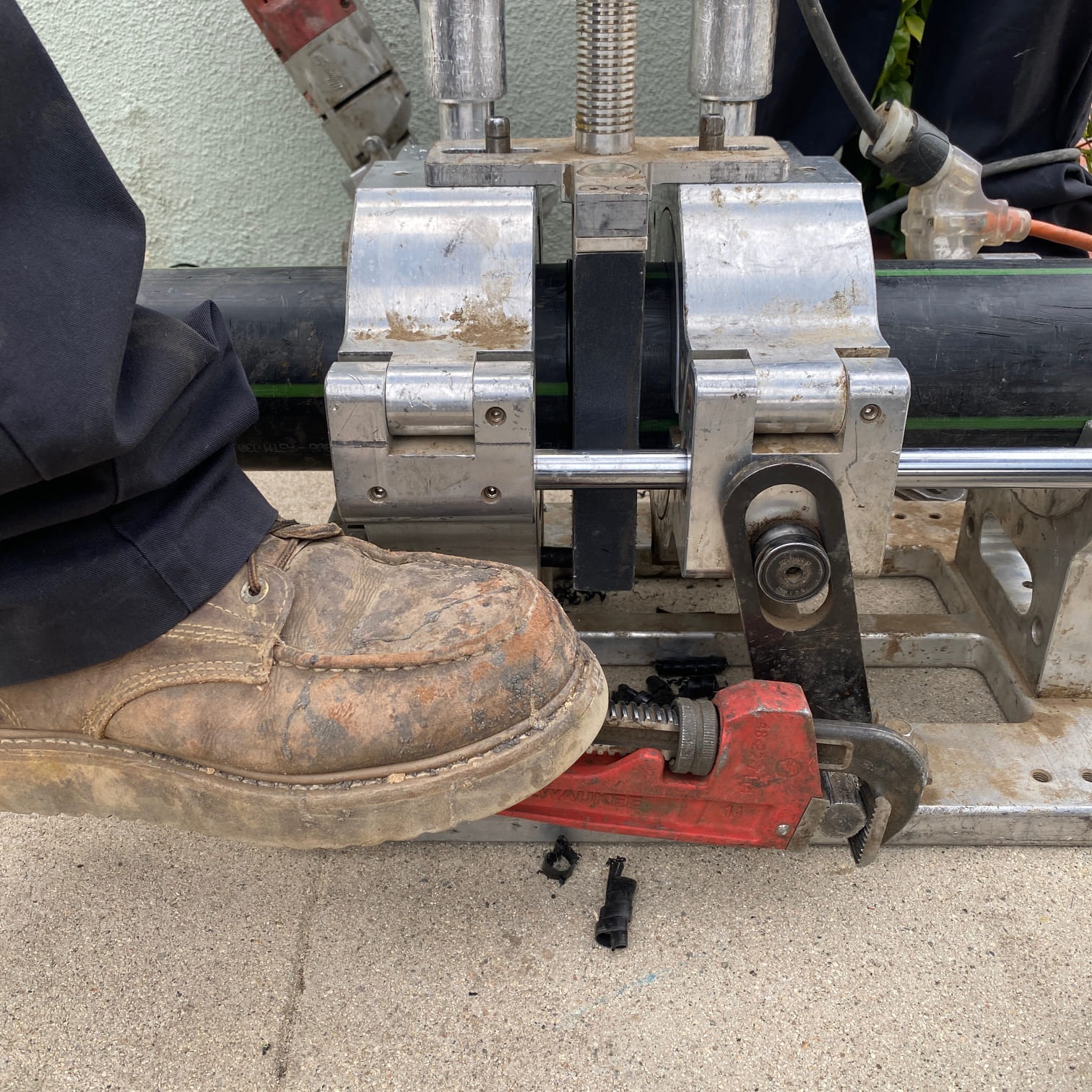Trenchless pipe repair.