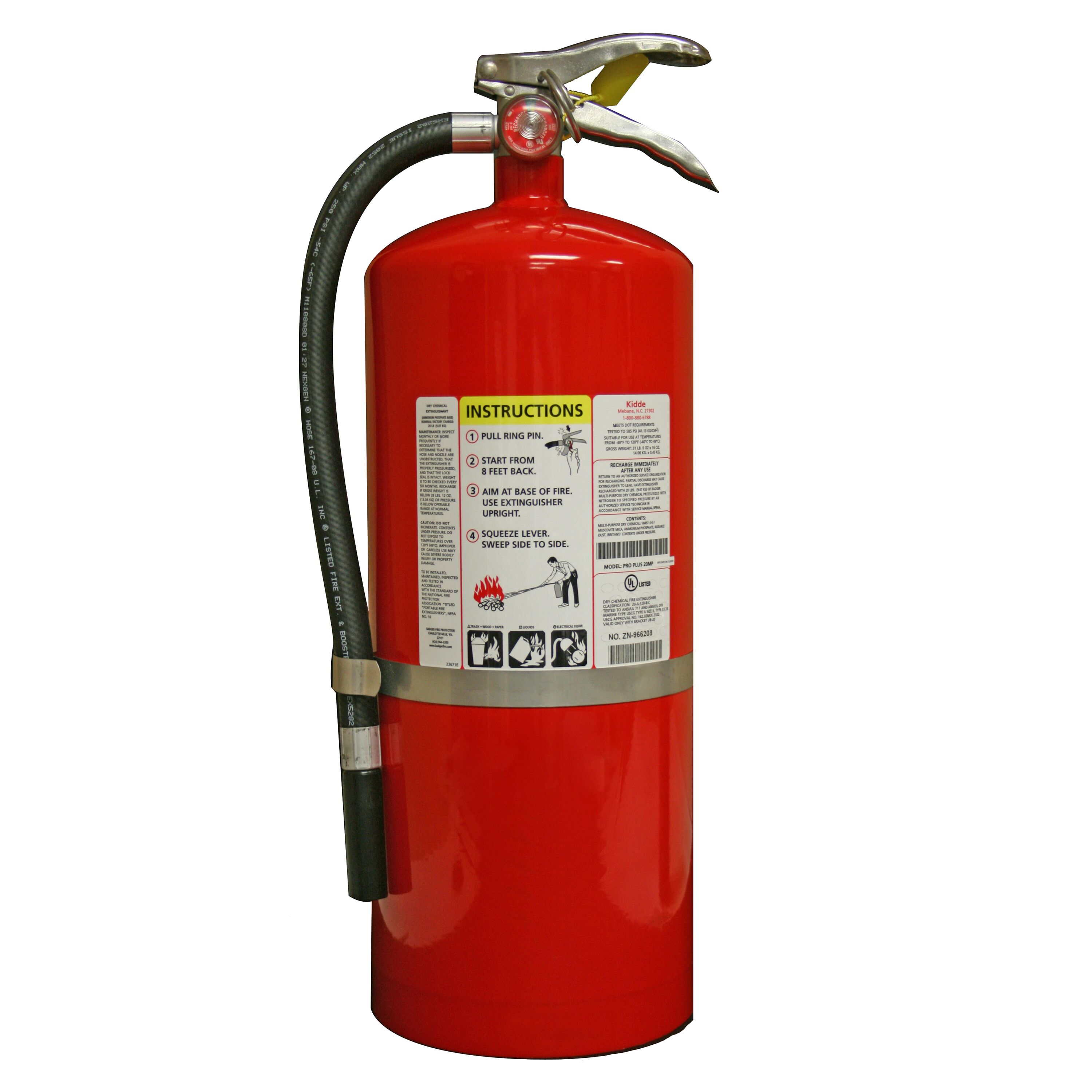 Pro Plus PLS-20MP-1 Fire Extinguisher | Kidde