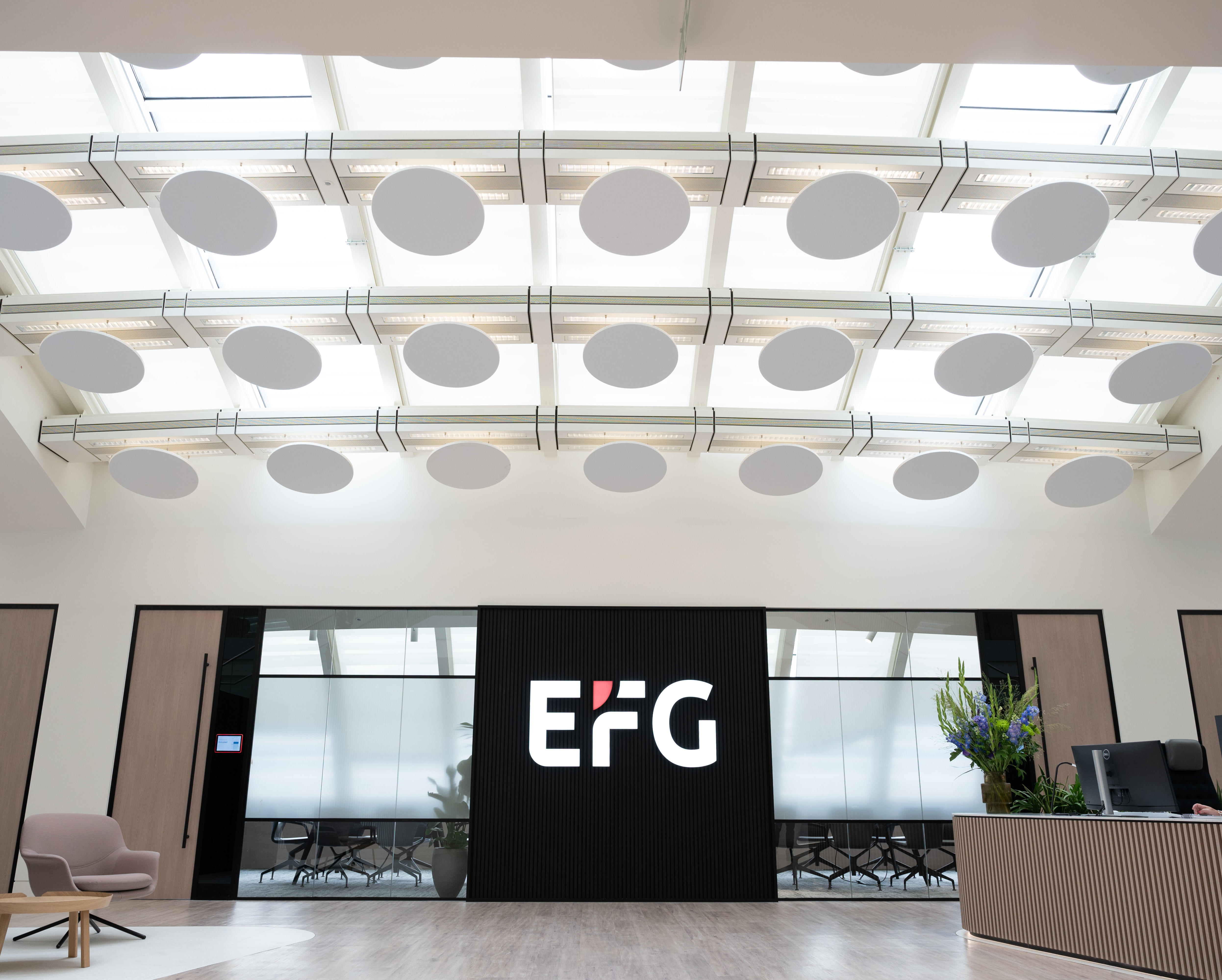 EFG Harris Allday, EFG entrance