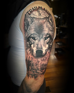 Branded Bear Tattoo Image