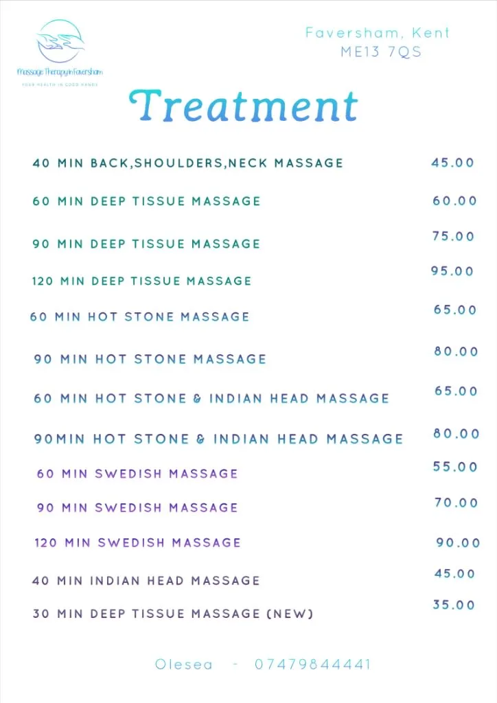 Images Massage Therapy In Faversham