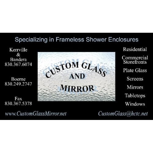 Custom Glass and Mirror LLC Logo