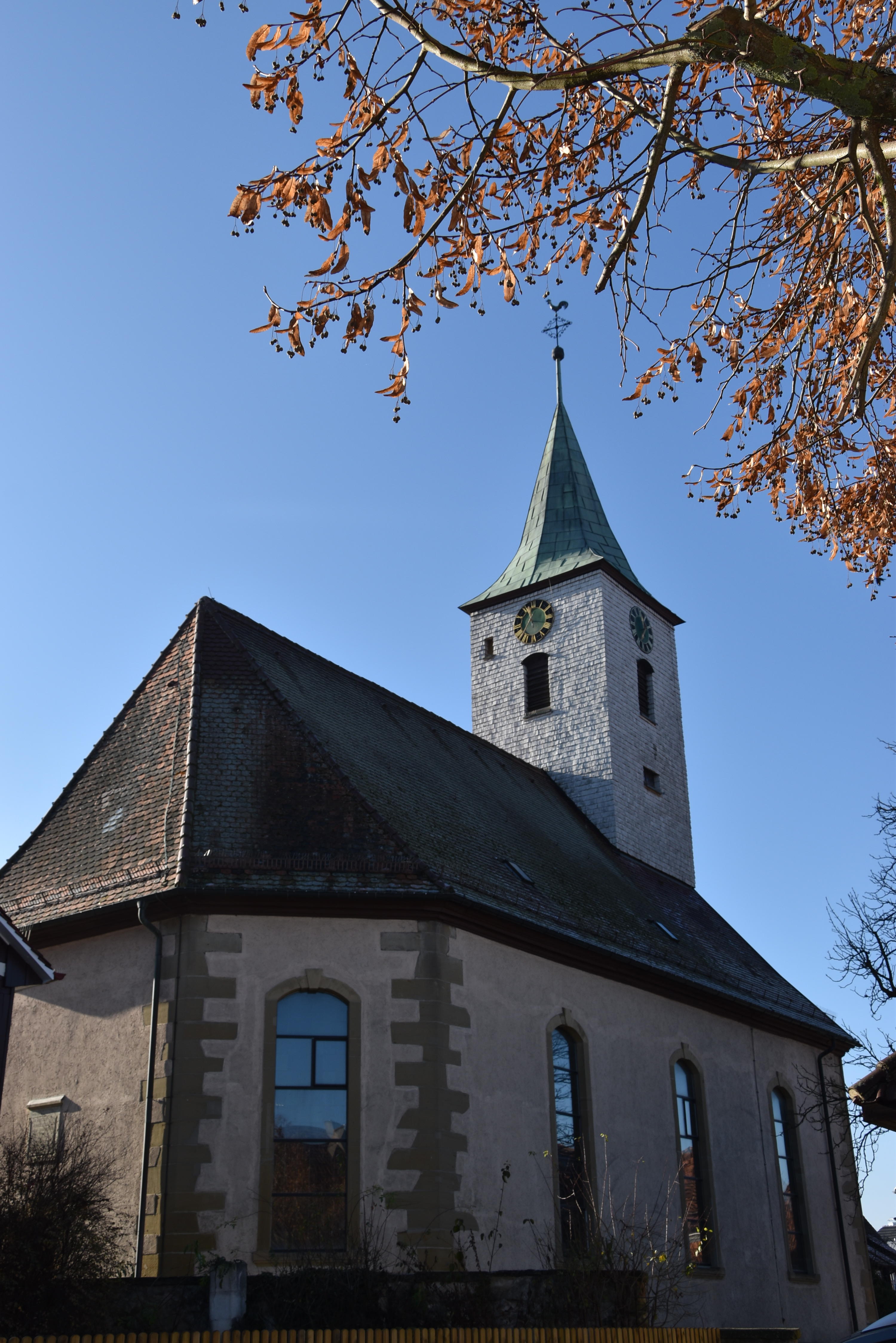 Täufer-Johannes-Kirche - Evangelische Kirchengemeinde Warmbronn, Hauptstraße 46 in Leonberg