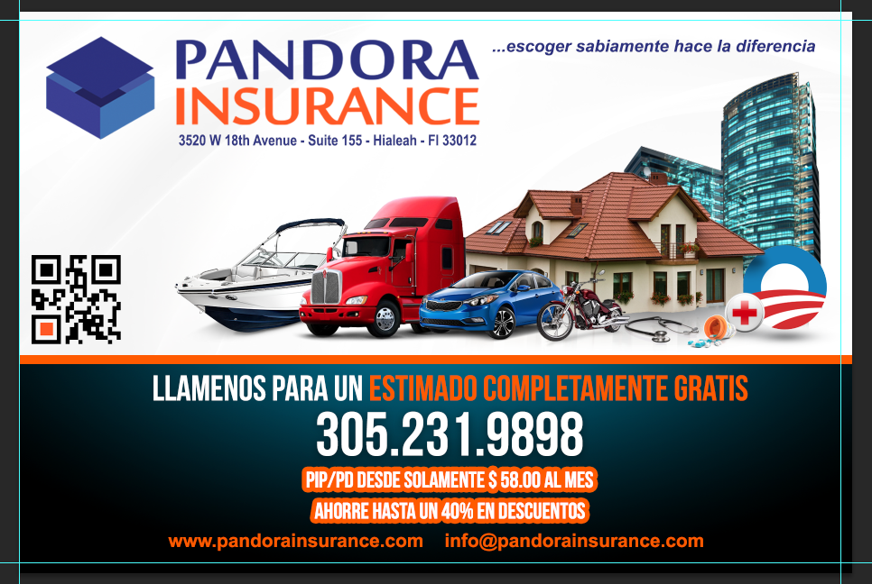 Pandora Insurance save up to 40% on car insurance