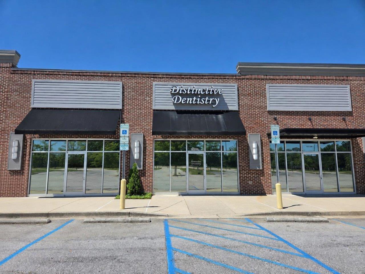 Front of office, Distinctive Dentistry. Dentist in Irmo, SC. 