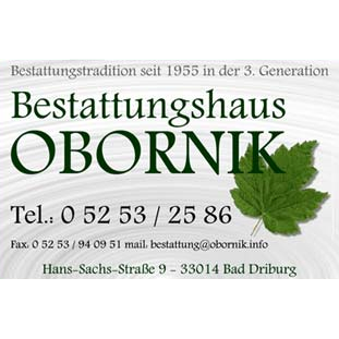 Logo Bestattungen Obornik e.K.