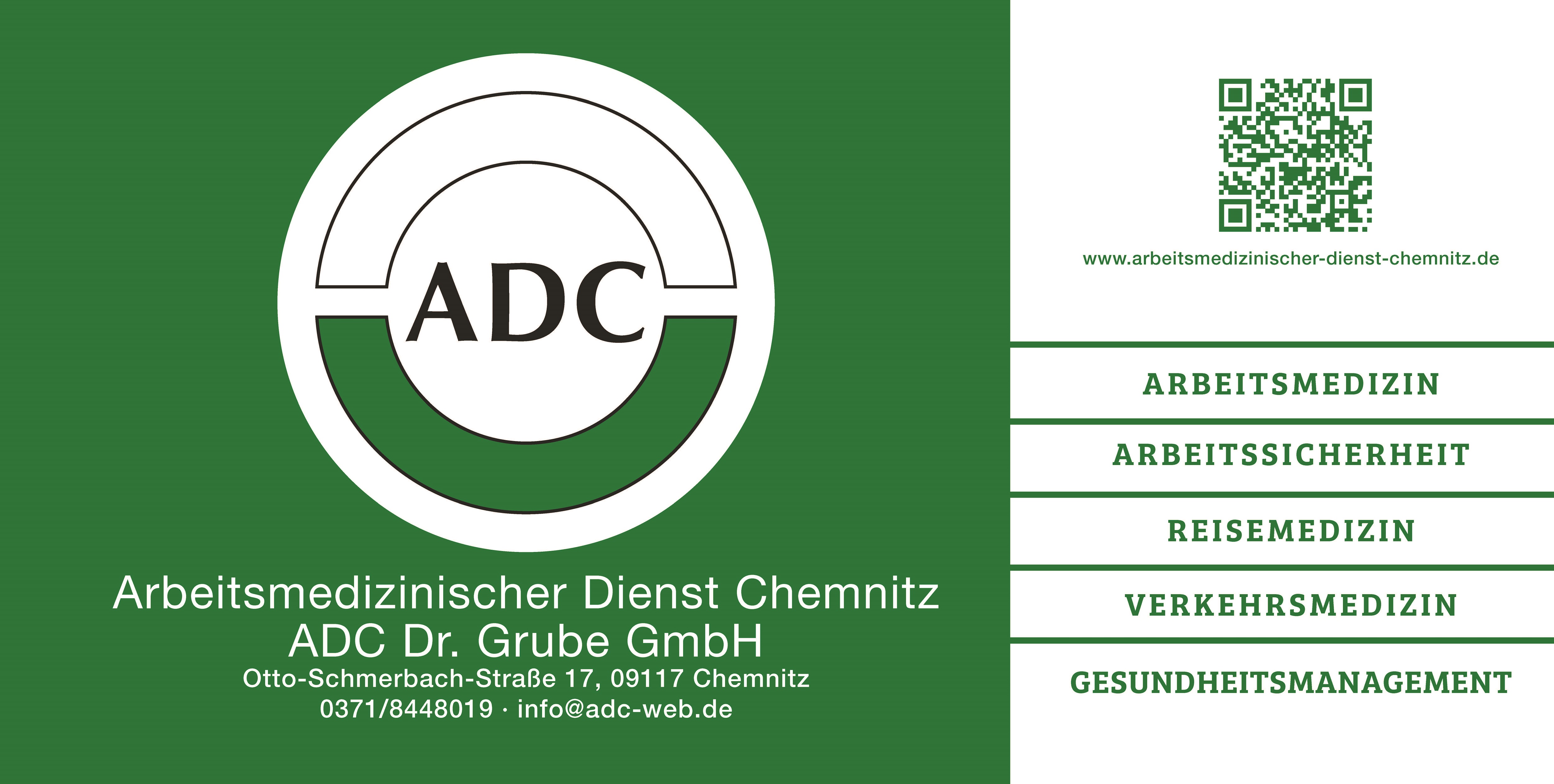 Arbeitsmedizinischer Dienst Chemnitz ADC Dr. Grube GmbH, Otto-Schmerbach-Straße 17 in Chemnitz
