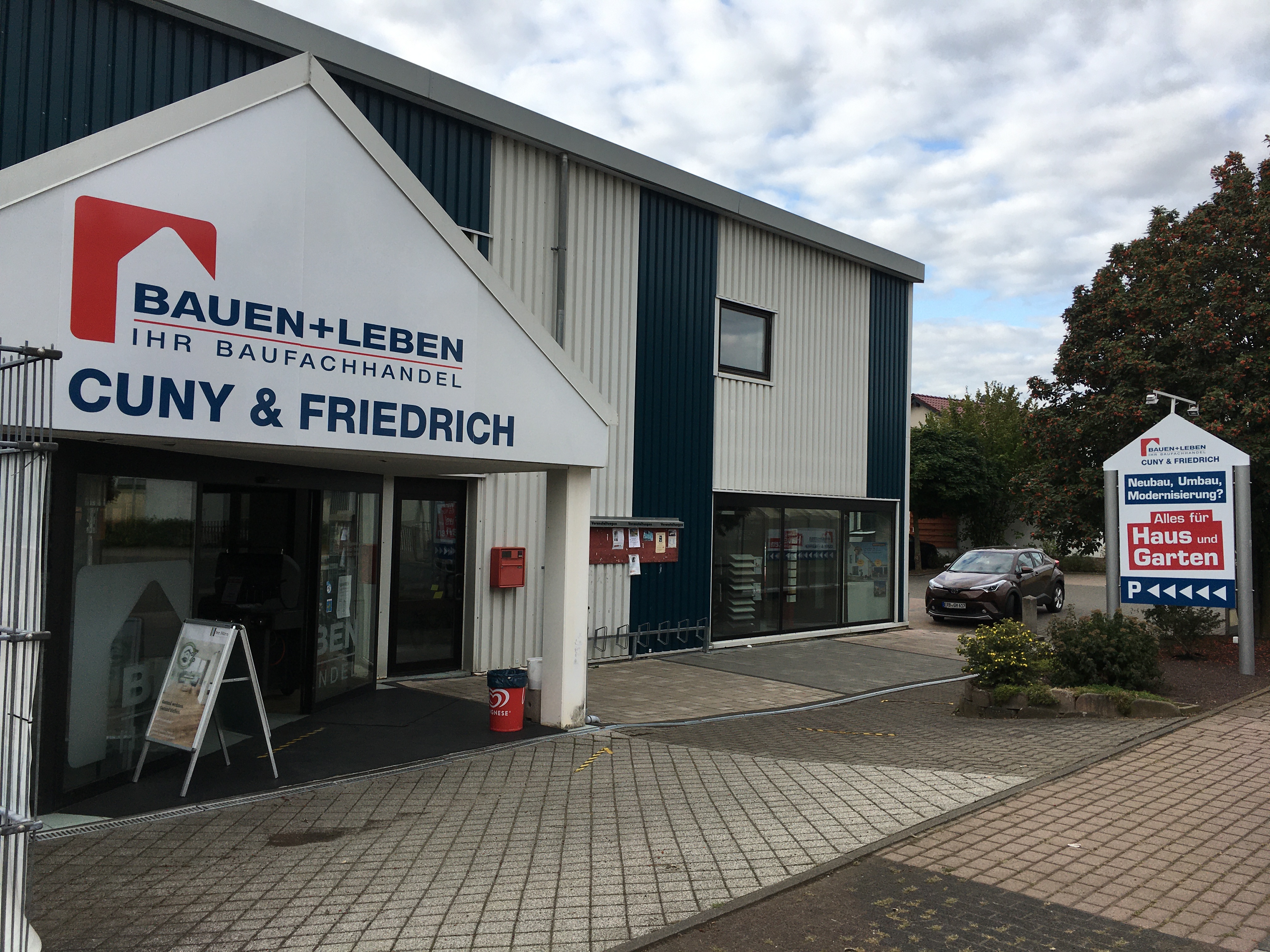 BAUEN+LEBEN - Ihr Baufachhandel | Cuny & Friedrich GmbH Bauzentrum, Schillerstraße 11 in Reinheim