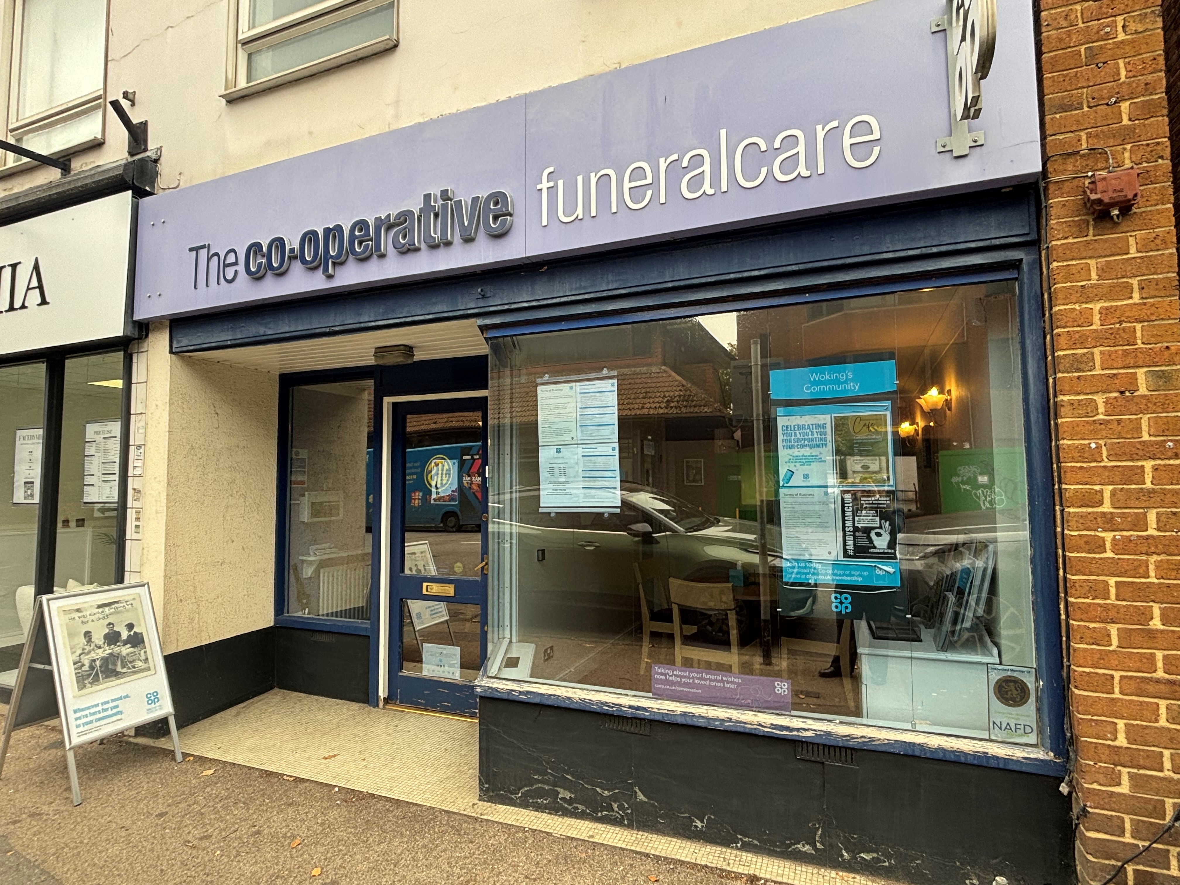 Images Co-op Funeralcare, Woking
