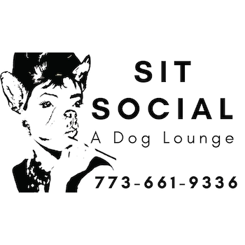 SIT Social: A Dog Lounge Logo