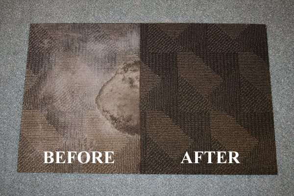 Look at this amazing before & after of an area rug! Action Chem-Dry II Riverside (951)778-0548