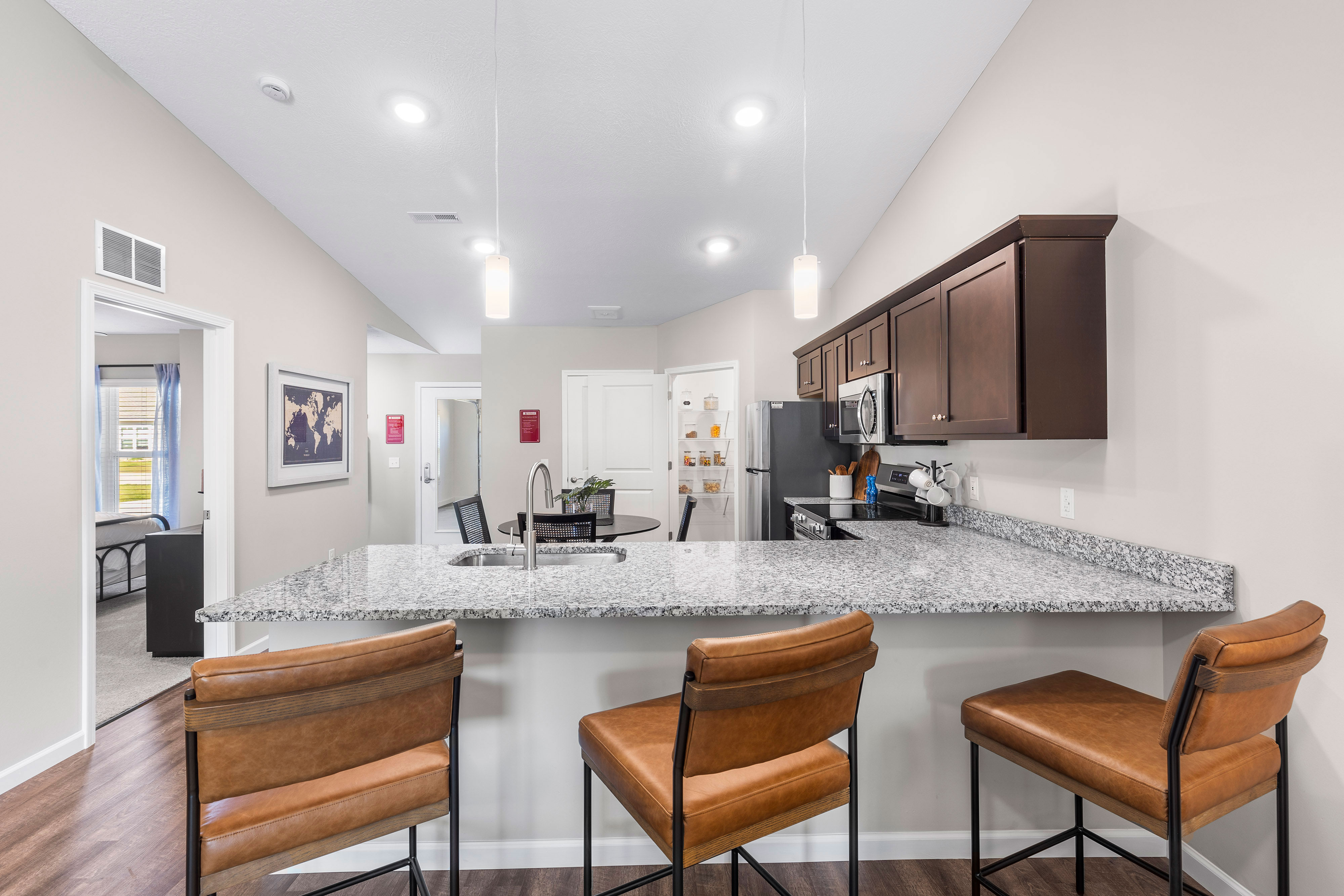 Spacious Kitchens with Full-Sized Pantries