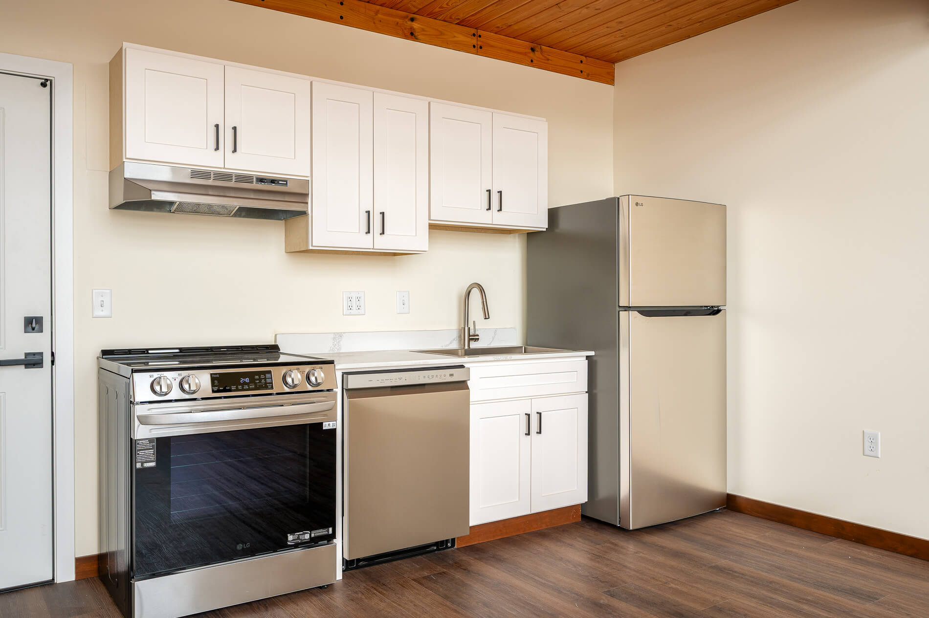Kitchen with stove