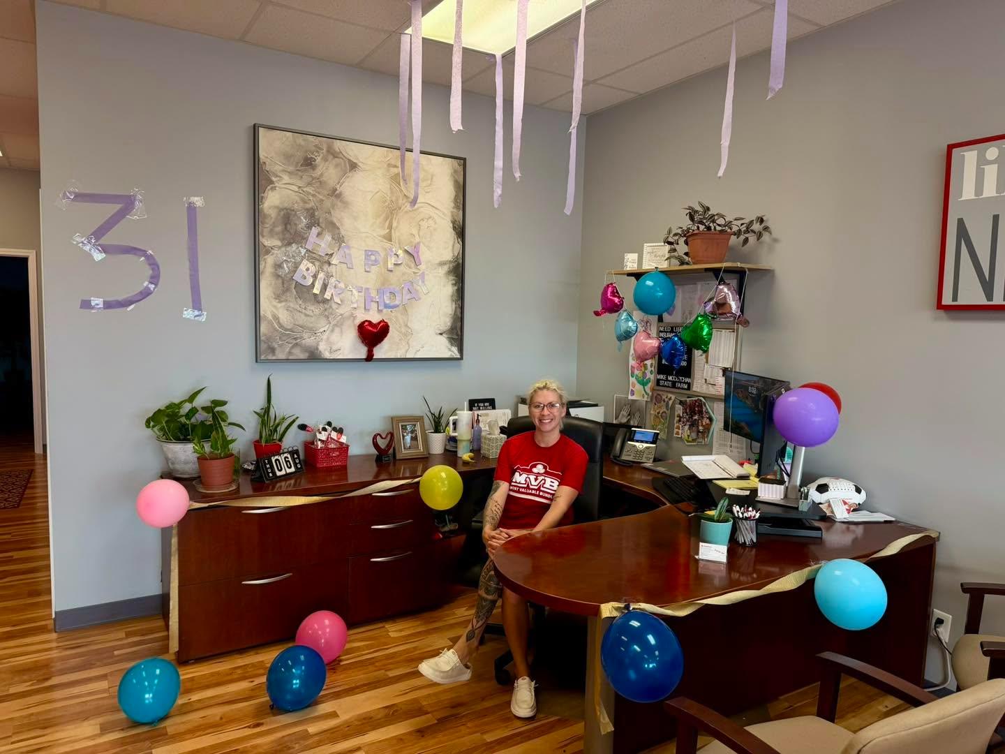 Happy Birthday, Baylee! We appreciate everything she does for our office and customers. Wishing her a wonderful birthday filled with celebration and a great year ahead!