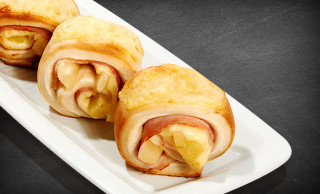 8 Pizzabrötchen Ananas