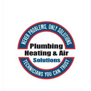 Plumbing Heating & Air Solutions Logo