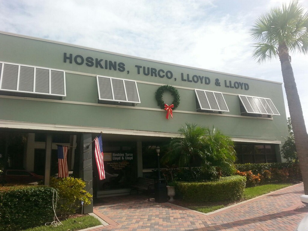 Front view of the Hoskins Turco Lloyd & Lloyd in Fort Pierce